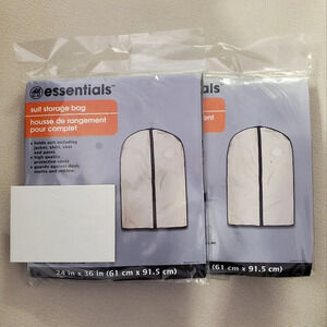 Suit Dress Garment Storage Bag Travel Bag Protective Cover Bundle of 2